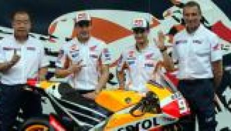 Puesta de largo del equipo Repsol Honda en Indonesia